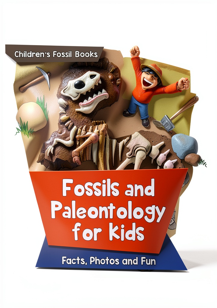 Installing Baby Professor Dinosaur Fossil eBook Kindle Guide for Kids 5‑12 on a wooden desk
