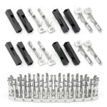 Dupont 2.54mm 1-Pin Adapter Connector Black Housing Kit 100 Sets-0