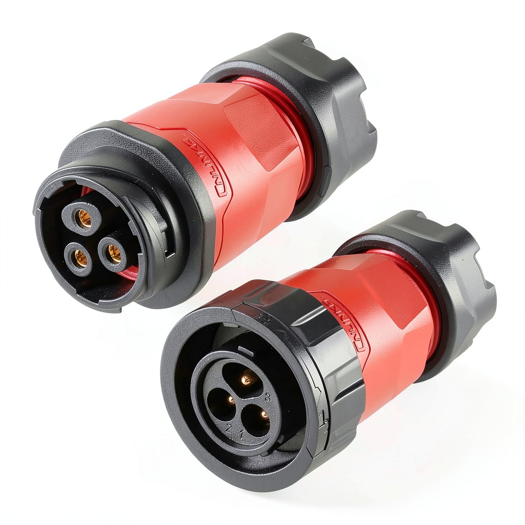 Installing CNLINKO YM-20 3 PIN Waterproof Connector PBT Shell Screw Assembly on an industrial control panel