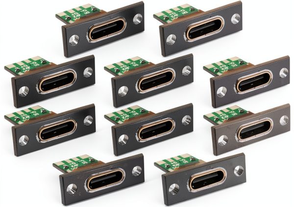 USB-C Panel Socket 6 Pin 10pcs by The Lord of the Tools – Mount-0