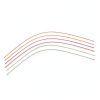 Fiber Optic Rods 0.75mm x 25cm MECCANIXITY Red Green Orange Set 6-2