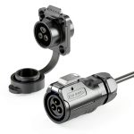 CNLINKO LP16 3-Pin Waterproof Connector with 1 Meter Cable, IP68 Circular Electrical Connector for Outdoor Automotive Machinery Quick Connect M16 Male Plug & Female Socket (3 Pin)-0