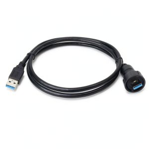 CNLINKO Outdoor USB 3.0 Plug 1.5M Cable IP67 Waterproof Connector-0