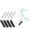 Dupont 2.54mm 1-Pin Adapter Connector Black Housing Kit 100 Sets-1