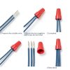 180 PCS Wire Connectors Romeda Insulating Twist Caps with Spring-5